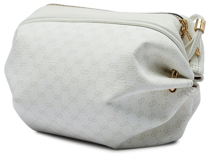 Gucci White Mini Micro GG Supreme Candy Crossbody - vista 2