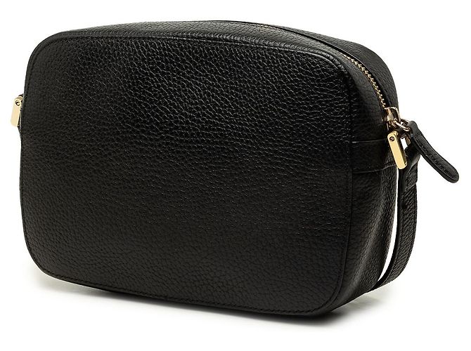Borsa a tracolla Versace Palazzo Medusa in pelle embossed nera - vista 2