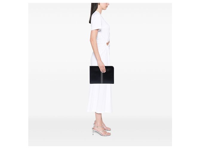 Portafoglio Prada Black Saffiano Zip Around - vista 6