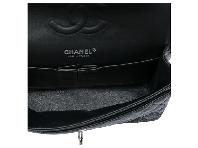 Chanel Black Medium Classic Caviar Double Flap - vista 4