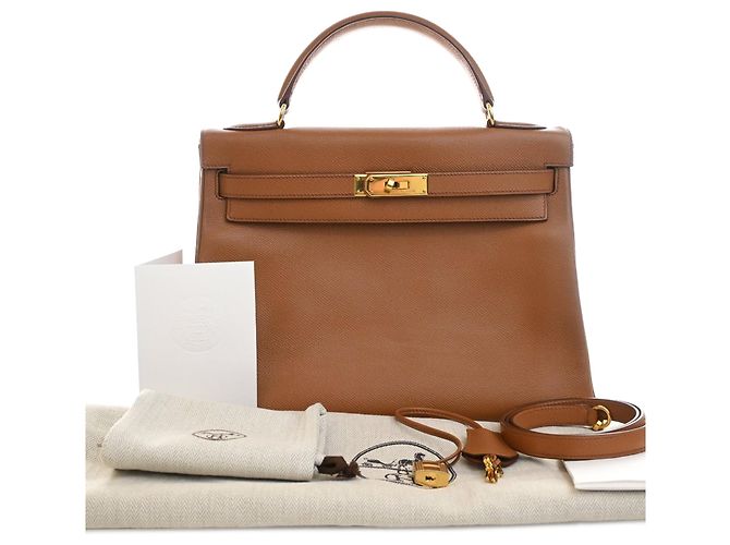 Hermès Brown Epsom Kelly Retourne 32 - vista 15