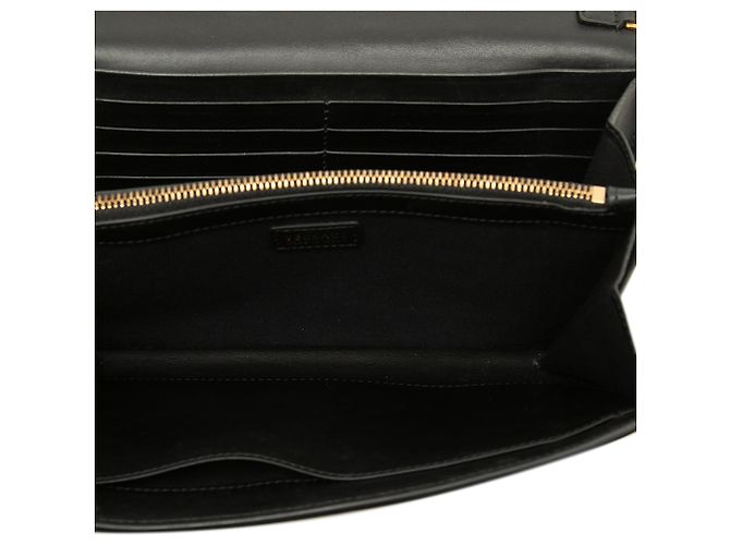 Clutch Versace Palazzo Medusa in vitello Vitello nero con borchie e catena - vista 4