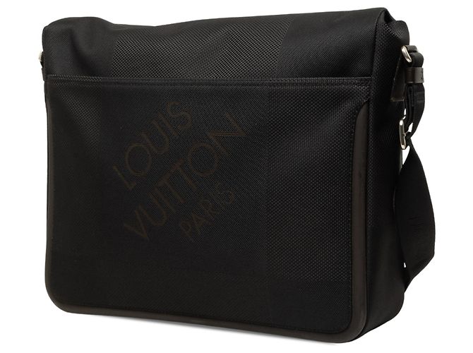 Borsa a tracolla Louis Vuitton Black Damier Geant - vista 2