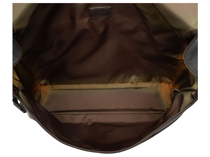 Borsa a tracolla Louis Vuitton Black Damier Geant - vista 4