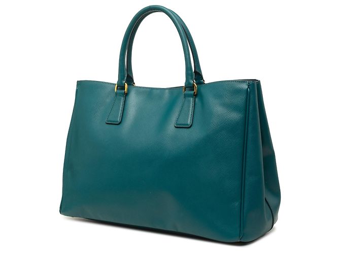 Prada Blue Large Saffiano Lux Gardeners Tote - vista 2