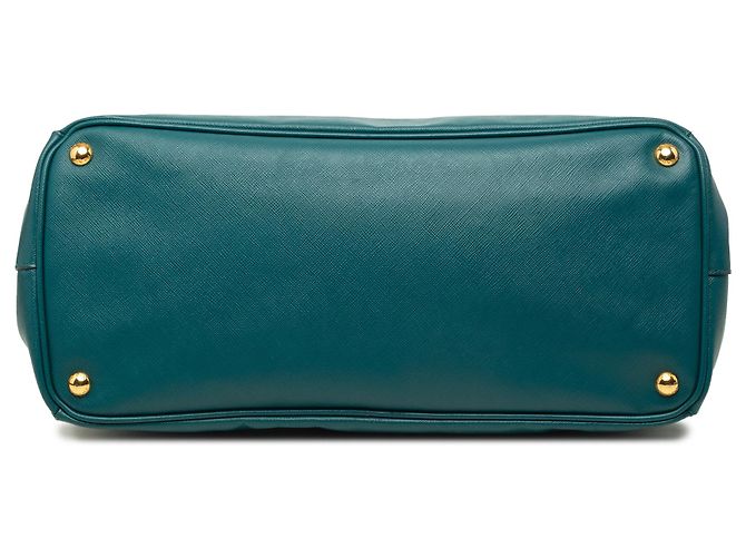 Prada Blue Large Saffiano Lux Gardeners Tote - vista 3