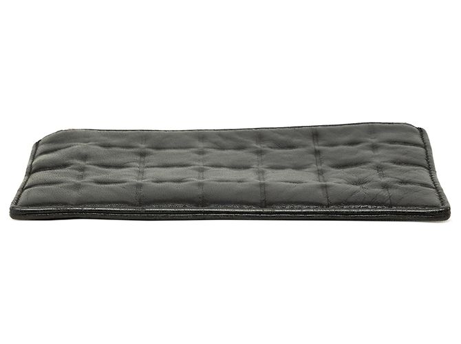 Monedero Chanel Black Chocolate Bar de piel de cordero - vista 3