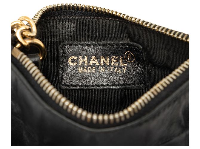Monedero Chanel Black Chocolate Bar de piel de cordero - vista 5