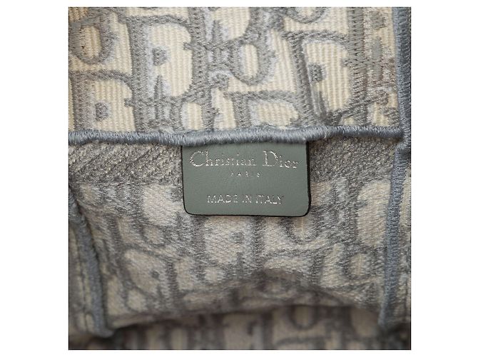 Borsa Diorcamp Medium in tela Oblique Grigio Dior - vista 5