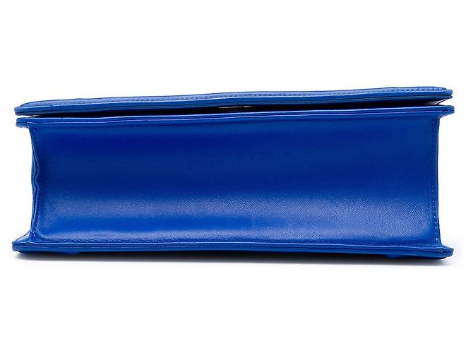 Dior Blue Medium Smooth Calfskin Diorama Flap - vista 3