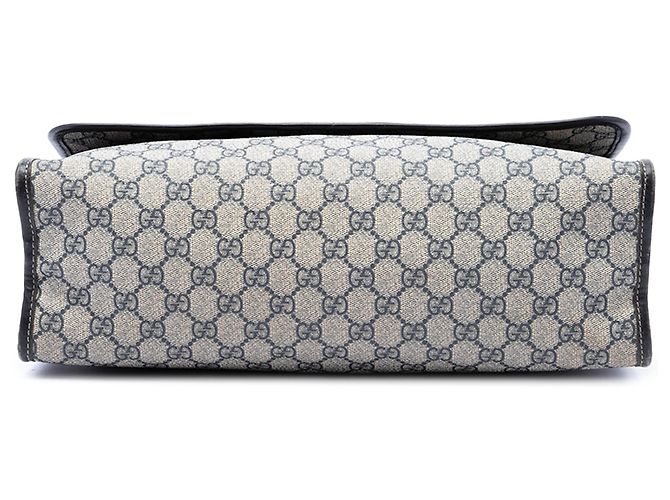 Borsa a Tracolla Gucci Beige GG Supreme Web - vista 3