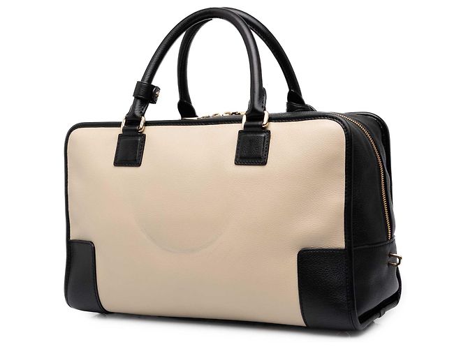 LOEWE Beige Bicolor Leather Amazona 36 - view 2
