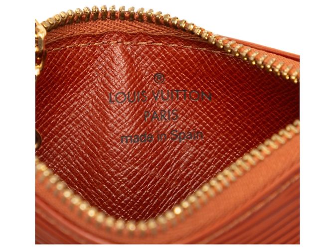 Louis Vuitton Brown Epi Pochette Cles - vista 5