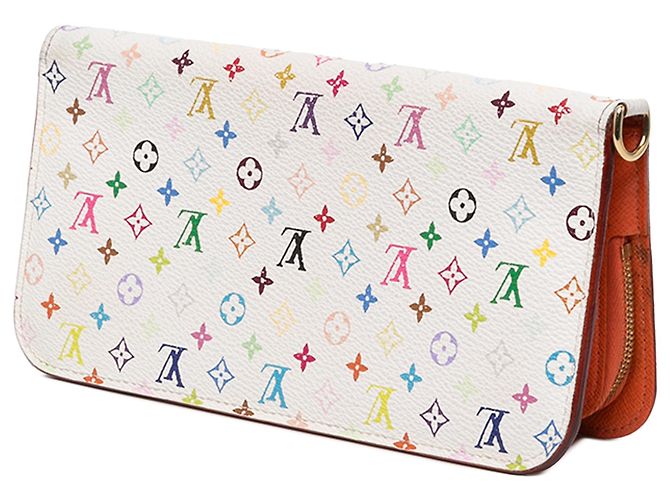Louis Vuitton White Monogram Multicolore Insolite Wallet - view 2