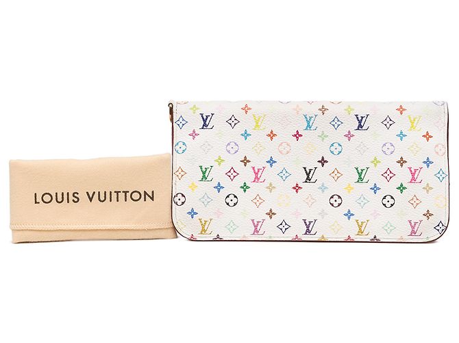 Louis Vuitton White Monogram Multicolore Insolite Wallet - view 6