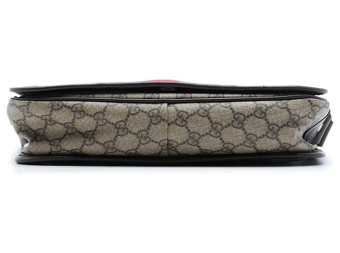 Gucci Beige GG Supreme Web Crossbody - vista 3