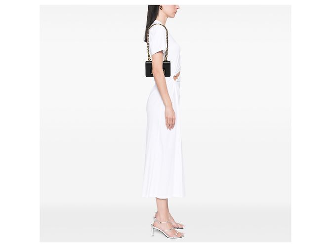 Dior Mini J Adior Chain Flap in pelle di vitello nera - vista 5