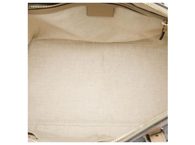 Borsa Gucci Beige Small GG Supreme Nice Dome Satchel - vista 4