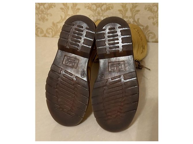 Botas de couro dourado com atacadores Dolce & Gabbana Junior - vista 13