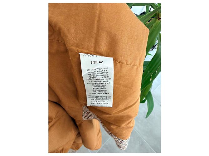 Autre Marque Completo Tailleur Pantalone e Giacca a Quadri Marrone - vista 4
