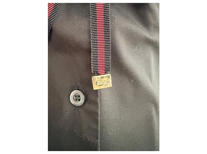 Camisa Gucci Negra con Cordón de Ajuste - vista 3