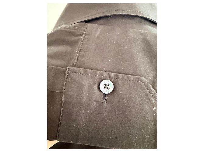 Camisa Gucci Negra con Cordón de Ajuste - vista 5