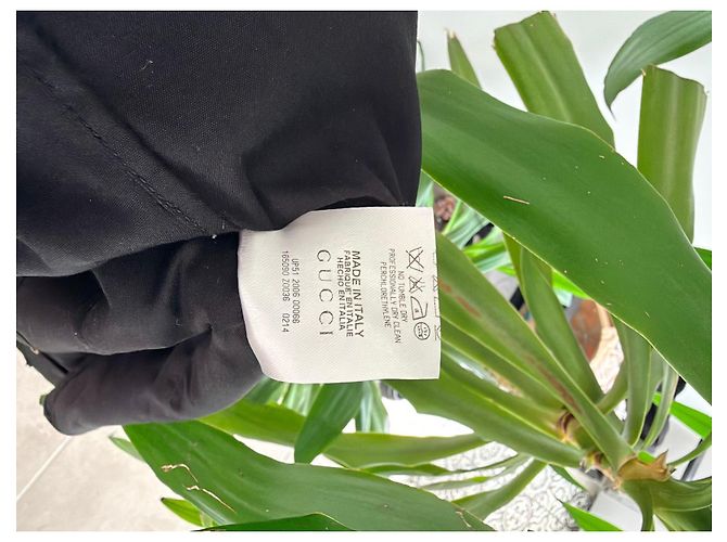Camisa Gucci Negra con Cordón de Ajuste - vista 7