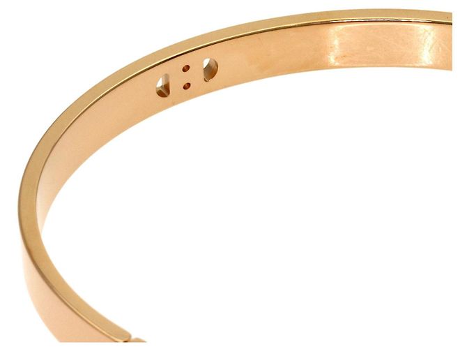 Hermès Bracciale Hermes H d'Ancre con Diamanti in Oro Rosa 18K - vista 4
