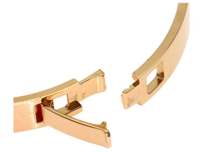 Hermès Bracciale Hermes H d'Ancre con Diamanti in Oro Rosa 18K - vista 6