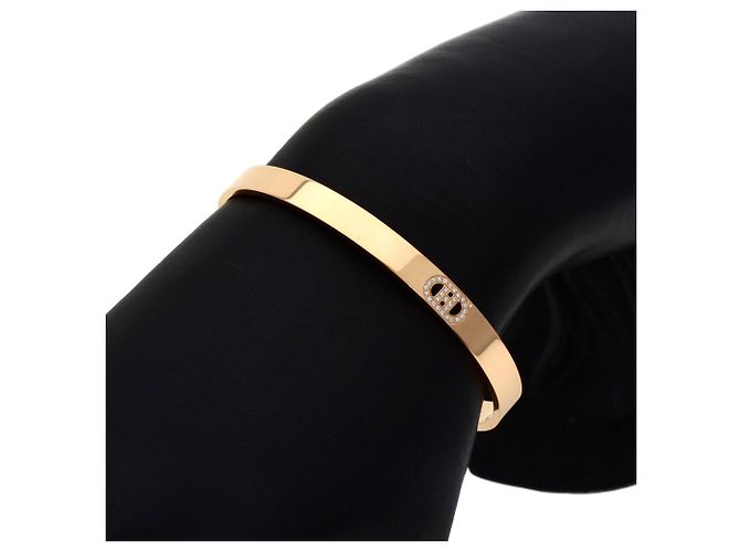 Hermès Bracciale Hermes H d'Ancre con Diamanti in Oro Rosa 18K - vista 7