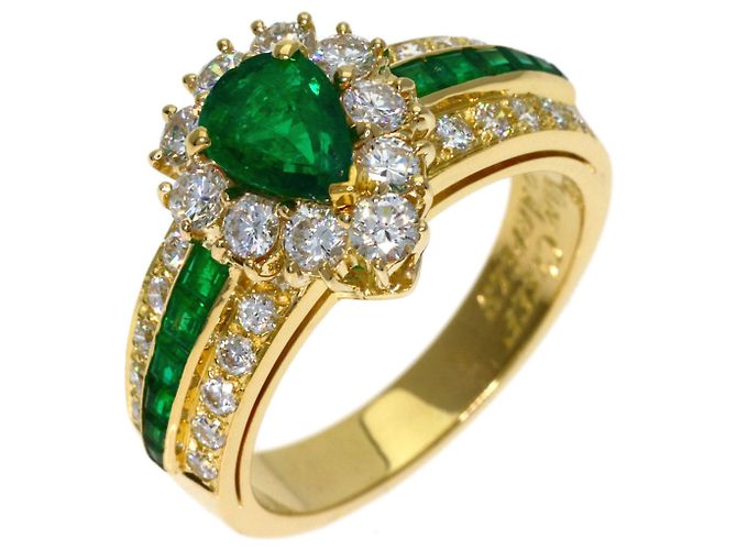Van Cleef & Arpels Smaragd- und Diamantbandring - Ansicht 2