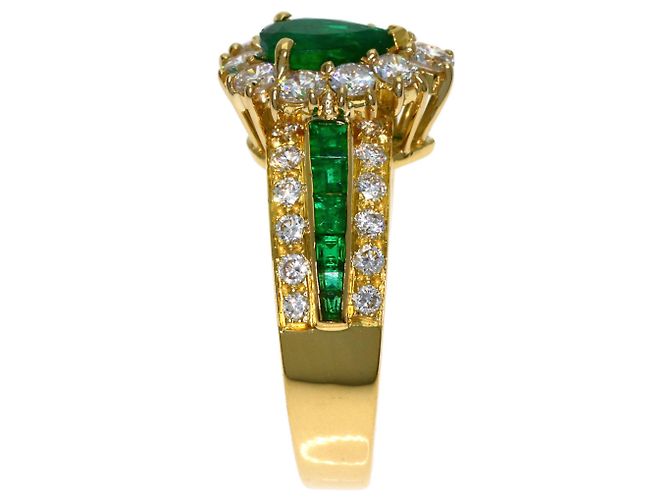 Van Cleef & Arpels Smaragd- und Diamantbandring - Ansicht 3