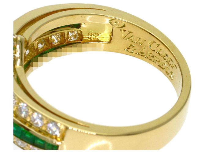 Van Cleef & Arpels Smaragd- und Diamantbandring - Ansicht 5