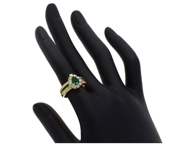 Van Cleef & Arpels Smaragd- und Diamantbandring - Ansicht 6