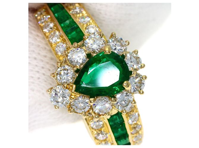 Van Cleef & Arpels Smaragd- und Diamantbandring - Ansicht 7