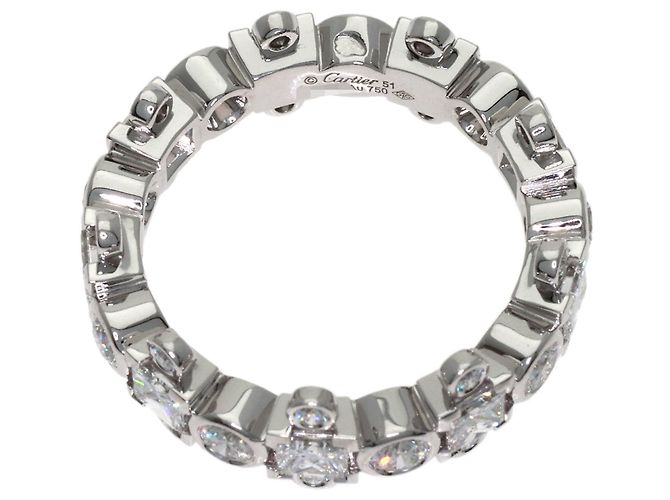 Cartier Ehering aus 18K Weißgold - Ansicht 4