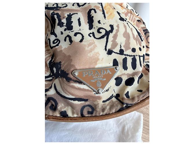 Bolso Prada Venezia de lona estampada y cuero - vista 14