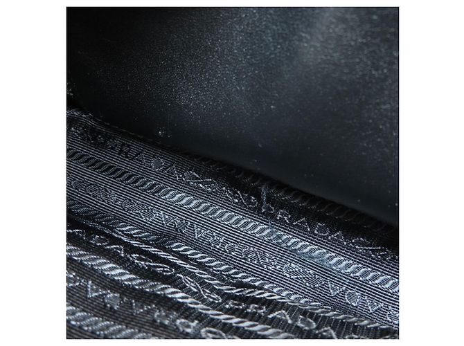 Borsa a tracolla con catena in pelle Saffiano Prada - vista 10