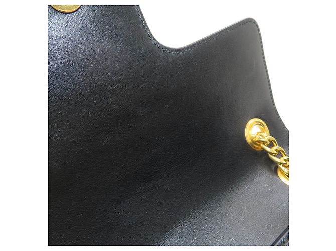 Borsa a tracolla con catena in pelle Saffiano Prada - vista 9
