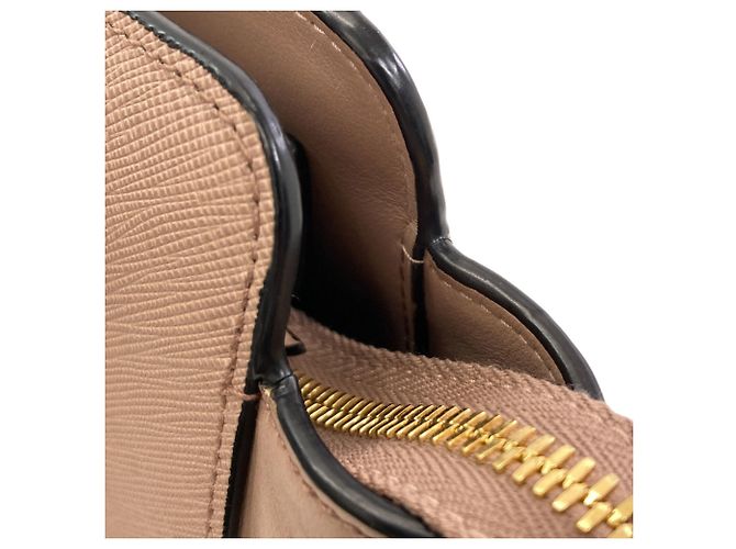 Borsa a mano 2-Way Prada Saffiano in Pink Beige - vista 10