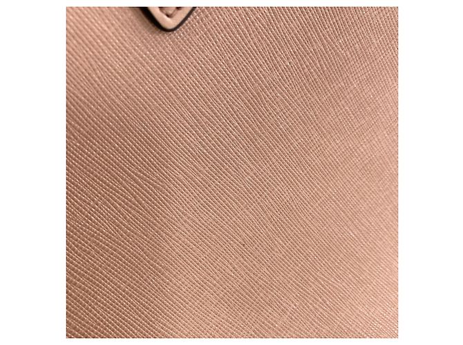 Borsa a mano 2-Way Prada Saffiano in Pink Beige - vista 11