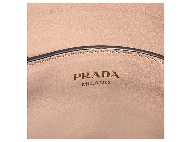 Borsa a mano 2-Way Prada Saffiano in Pink Beige - vista 6