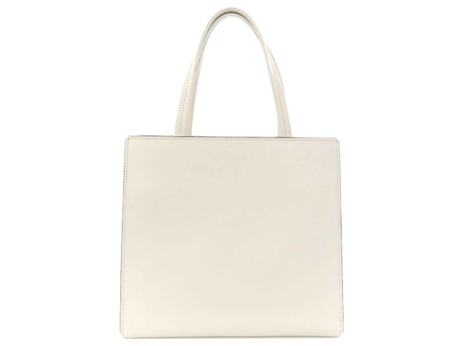 Borsa Prada in pelle di vitello con logo triangolare - vista 2