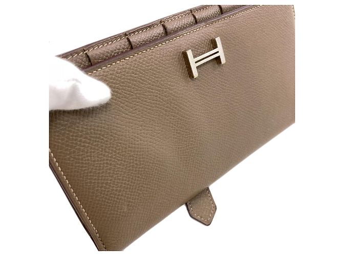Béarn Hermès Cartera larga Hermes Bearn Soufflé - vista 11