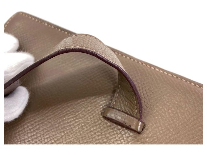 Béarn Hermès Cartera larga Hermes Bearn Soufflé - vista 14