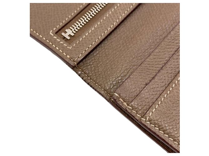 Béarn Hermès Cartera larga Hermes Bearn Soufflé - vista 9