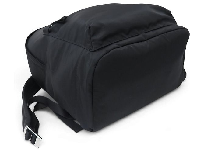 NEUER PRADA 2VZ034 RUCKSACK AUS SCHWAREM RE-NYLON GEWEBE - Ansicht 3