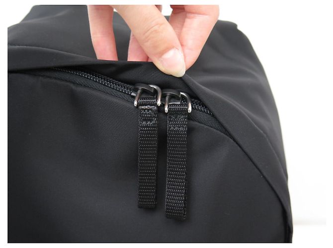 NEUER PRADA 2VZ034 RUCKSACK AUS SCHWAREM RE-NYLON GEWEBE - Ansicht 7
