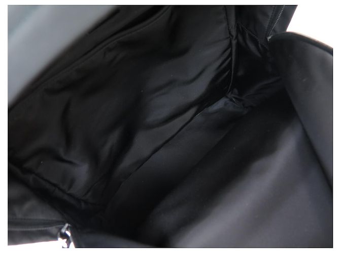 NEUER PRADA 2VZ034 RUCKSACK AUS SCHWAREM RE-NYLON GEWEBE - Ansicht 8