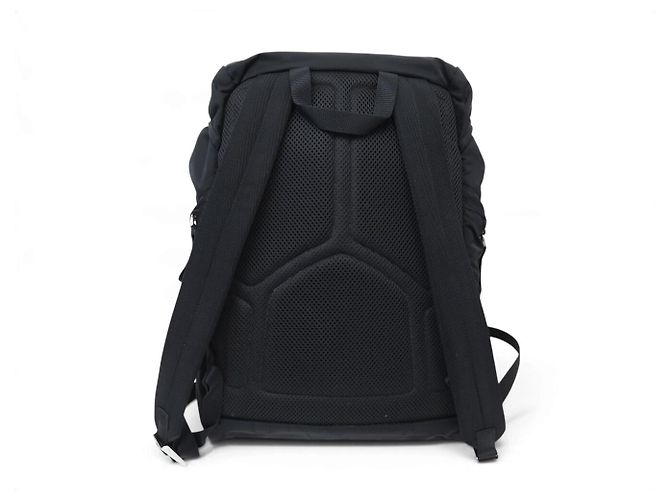 NEUER PRADA MONTAGNA 2VZ062 RUCKSACK AUS SCHWAREM RE-NYLON CANVAS BACKPACK BAG - Ansicht 2